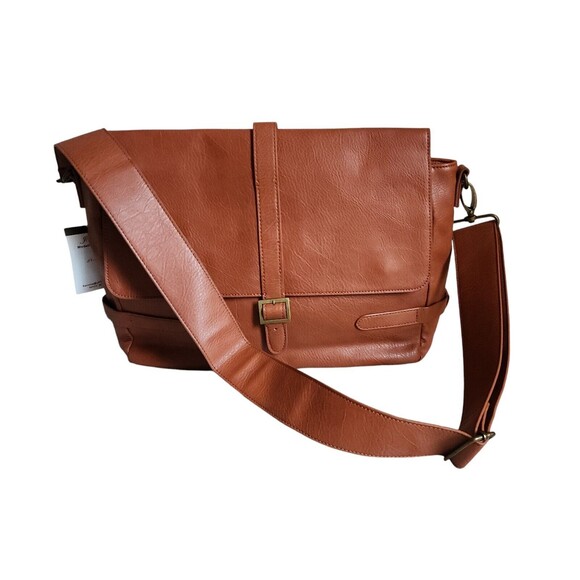 Office Briefcase Laptop Vegan Leather Executive Formal For 14" Laptop & MacBook - Picture 14 of 14